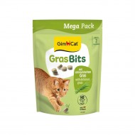 Витамизированные таблетки GimCat Gras Bits для кошек всех пород травяные шарики 425г пауч