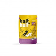 Корм влажный Half&Half для взрослых кошек с уткой и тыквой в соусе 85 г