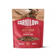Лакомство Carnilove Crunchy Snack Wild Boar with Rosehips для собак хрустящие дикий кабан и шиповник 200 г