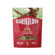 Лакомство Carnilove Soft Snack Quail with Oregano для собак мягкая перепелка и орегано 200 г