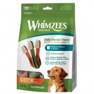 Лакомство Whimzees Toothbrush д/собак в форме зубной щетки L 6 шт