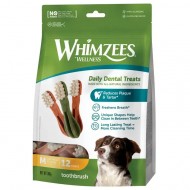 Лакомство Whimzees Toothbrush д/собак в форме зубной щетки M 12 шт