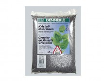 Ґрунт Dennerle Kristall-Quarz 1-2 мм, сланцево-сірий, кварц 10 кг.