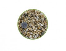 Ґрунт Nechay ZOO білий середній 5-10мм, мармур 10 кг.