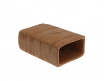 Керамическая декорация Aqua Nova туннель прямоугольный M - 6x4x10 см