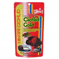 Корм Hikari Cichlid Gold baby 57g, гранули 1,7-2 мм для покращення забарвлення цихлід