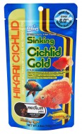 Корм тонущий Hikari Cichlid Gold Sinking medium 100g, гранулы 5,0-5,5 мм для усиления окраски цихлид