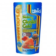 Корм тонущий Hikari Cichlid Gold Sinking medium 342g, гранулы 5,0-5,5 мм для усиления окраски цихлид