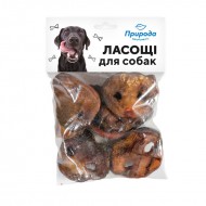 Лакомство для собак ТМ Природа 100 грамм свиные пятаки