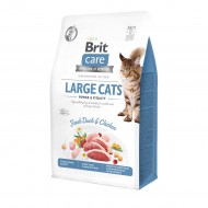 Корм для кошек крупных пород Brit Care Large Cats Power & Vitality 0,4 кг, с курицей и уткой