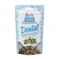 Лакомство для кошек Brit Care Functional Snack Dental 50 г, для зубов