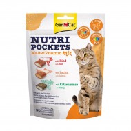 Лакомство для кошек GimCat Nutri Pockets Malt & Vitamin Mix, 150 г