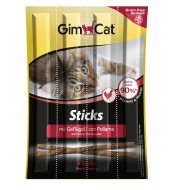 Лакомство для кошек GimCat Sticks Poultry, 4 шт