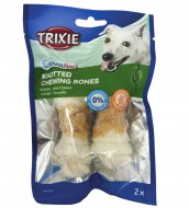 Лакомство для собак Trixie Denta Fun кость для зубов с курицей, 11см/70г, 2шт