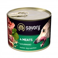 Влажный корм для собак Savory с мясным ассорти, 200г