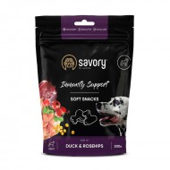 Лакомства для собак Savory Immunity Support Duck & Rose Hip с уткой и шиповником,200г