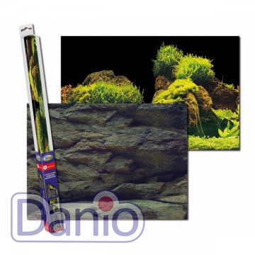 Фон для аквариума Aqua Nova Скалы/Растения 100х60см