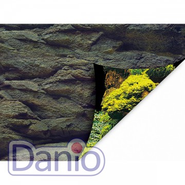 Фон для аквариума Aqua Nova Скалы/Растения 100х60см