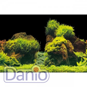 Фон для аквариума Aqua Nova Скалы/Растения 60х30см