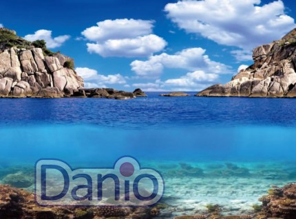 Фон для аквариума Aqua Nova Растения/Океан 150х60см