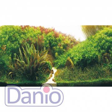 Фон для аквариума Hobby Planted River/Green Rocks 60x30см