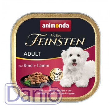 Влажный корм для собак Animonda Vom Feinsten Adult Beef+lamb 150