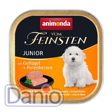 Влажный корм для собак Animonda Vom Feinsten Junior Poultry+Turk