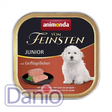 Влажный корм для собак Animonda Vom Feinsten Junior Poultry live