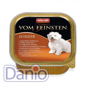 Влажный корм для собак Animonda Vom Feinsten Junior Poultry live