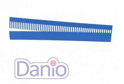 Переливний гребінь для аквариума синій 42см.