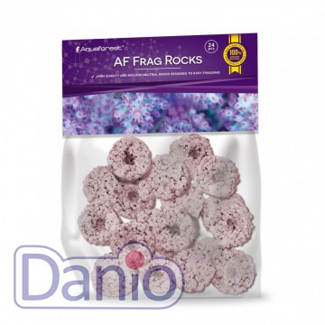 Плашки для посадки коралів Aquaforest Frag Rocks Purple 24шт (73