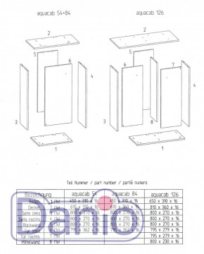 Аквариумная тумба EHEIM aquacab 84, 61x36x85см черный