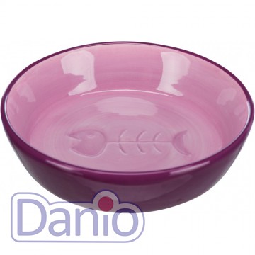 Миска Trixie для кішок, плоска, керамічна, 13 см, 200 мл