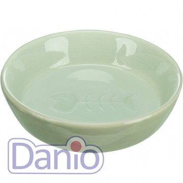 Миска Trixie для кішок, плоска, керамічна, 13 см, 200 мл