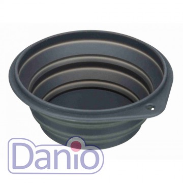 Миска Trixie для собак, дорожня, 2 л, d:22 см (гума)