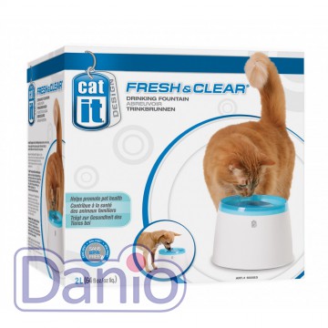 Поилка-фонтан Catit Fresh & Clear, 2 л, белая