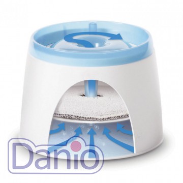 Поилка-фонтан Catit Fresh & Clear, 2 л, белая