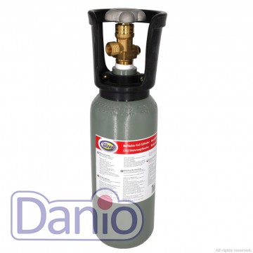 Баллон СО2 Aqua Nova NCO2-2L-GRAY с плоским дном, метал 2л