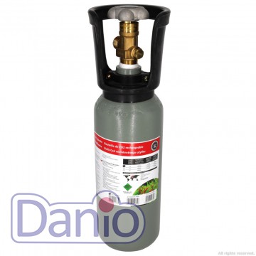 Баллон СО2 Aqua Nova NCO2-2L-GRAY с плоским дном, метал 2л