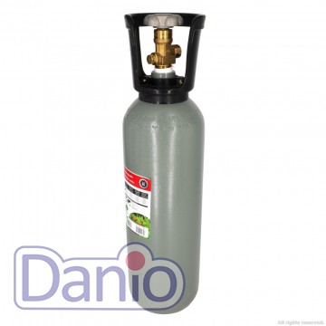 Баллон СО2 Aqua Nova NCO2-5L-GRAY с плоским дном, метал 5л