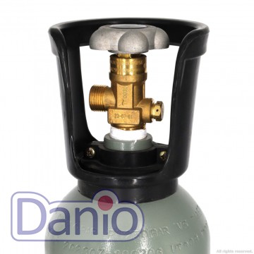 Баллон СО2 Aqua Nova NCO2-5L-GRAY с плоским дном, метал 5л