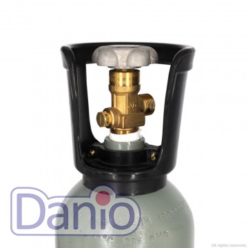 Баллон СО2 Aqua Nova NCO2-5L-GRAY с плоским дном, метал 5л