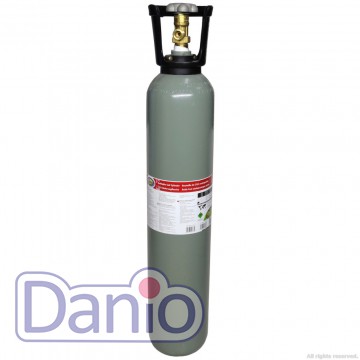 Баллон СО2 Aqua Nova NCO2-8L-GRAY с плоским дном, метал 8л