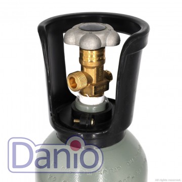 Баллон СО2 Aqua Nova NCO2-8L-GRAY с плоским дном, метал 8л