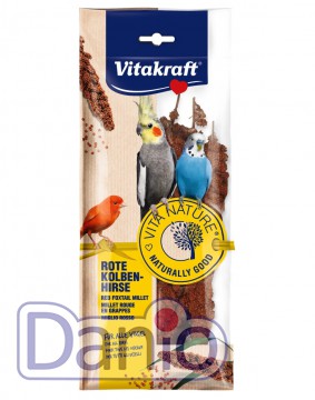 Лакомство для попугаев Vitakraft Red Foxtail Millet чумиза, 80 г