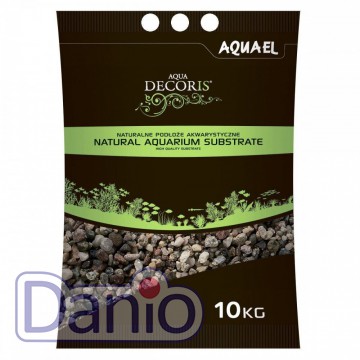 Грунт для аквариума Aquael многоцветный, 3-5 мм, 10 кг