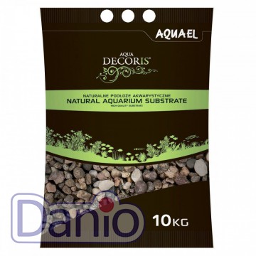 Грунт для аквариума Aquael многоцветный, 5-10 мм, 10 кг