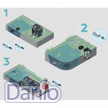 Картриджная система для борьбы с водорослями в пруду Oase PhosLe