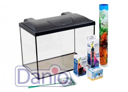 Аквариумный комплект Природа СКАЛЯРИЯ LED прямой 50х30х40см, 54л