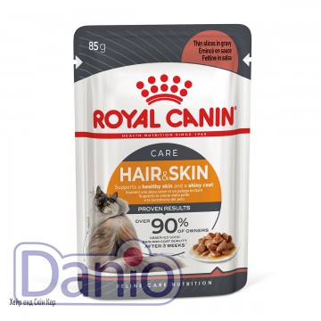 Влажный корм для кошек Royal Canin Hair and Skin Care Gravy для